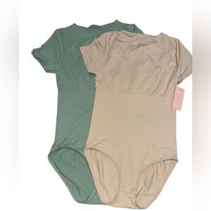 Feelingirl bodysuits Green and Tan XL/XXL